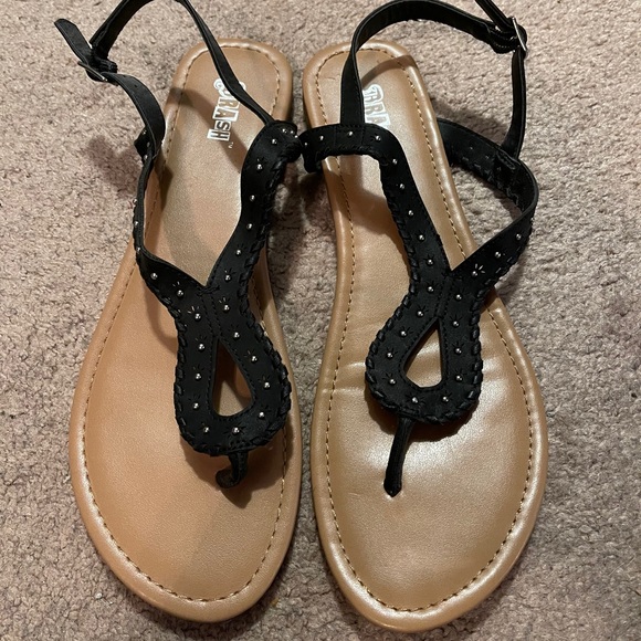 Brash - Black Sandals - sz 11